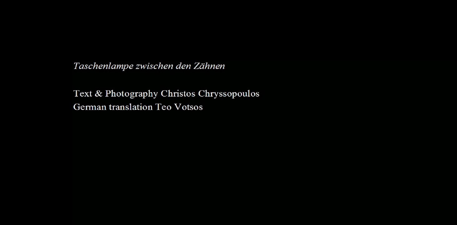 Christos Chrissopoulos - Thierry Jolif, [HD], “Taschenlampe zwischen den Zähnen”