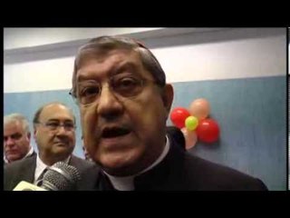 Napoli - Giornata dell'ammalato, Sepe al Secondo Policlinico (11.02.14)