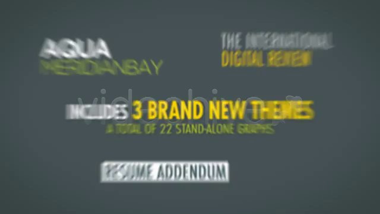 Statistics Theme Pack 1 - After Effects Template