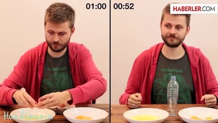 Yumurtanın Sarısıyla Beyazı Nasıl Ayrılır?