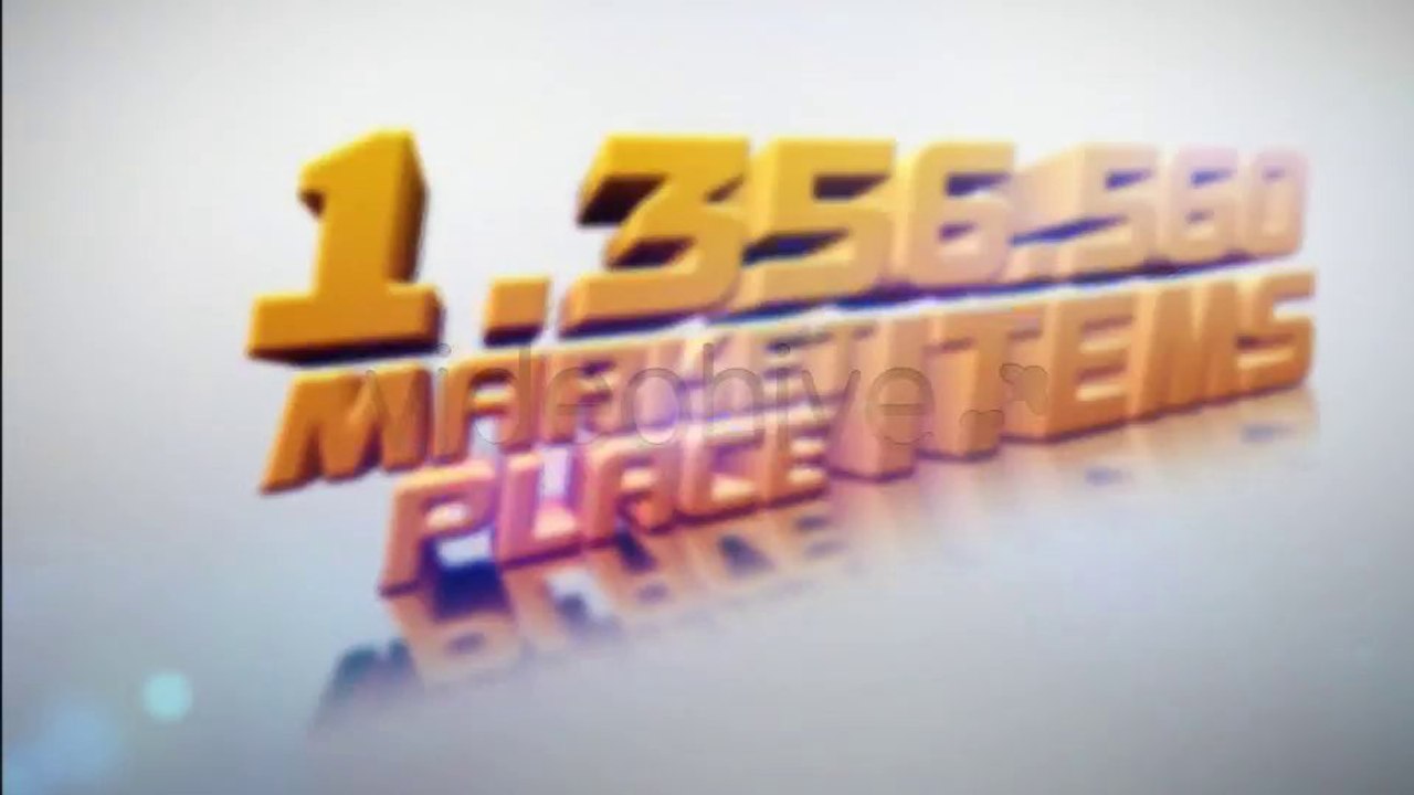 3D Text Openers - After Effects Template