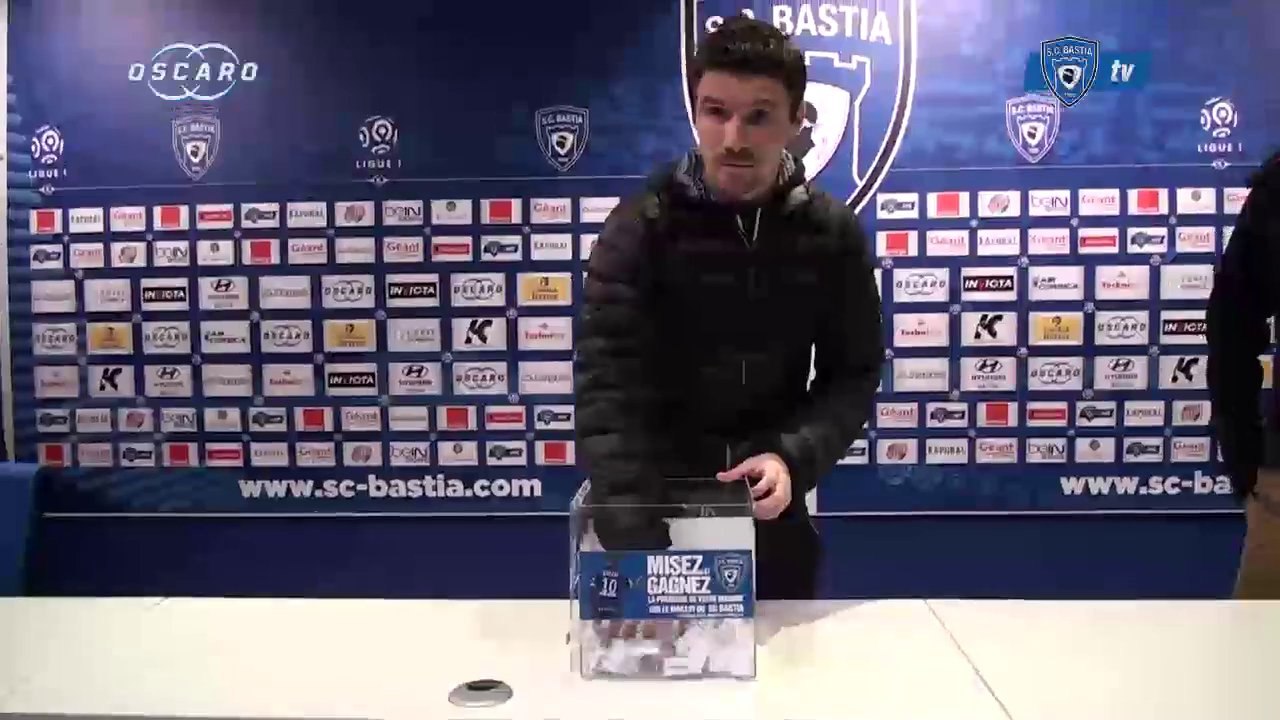 Tirage au sort du jeu-concours Bastia-Monaco /...