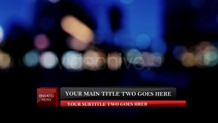 Dynamic Rotate Box Lower Third - After Effects Template