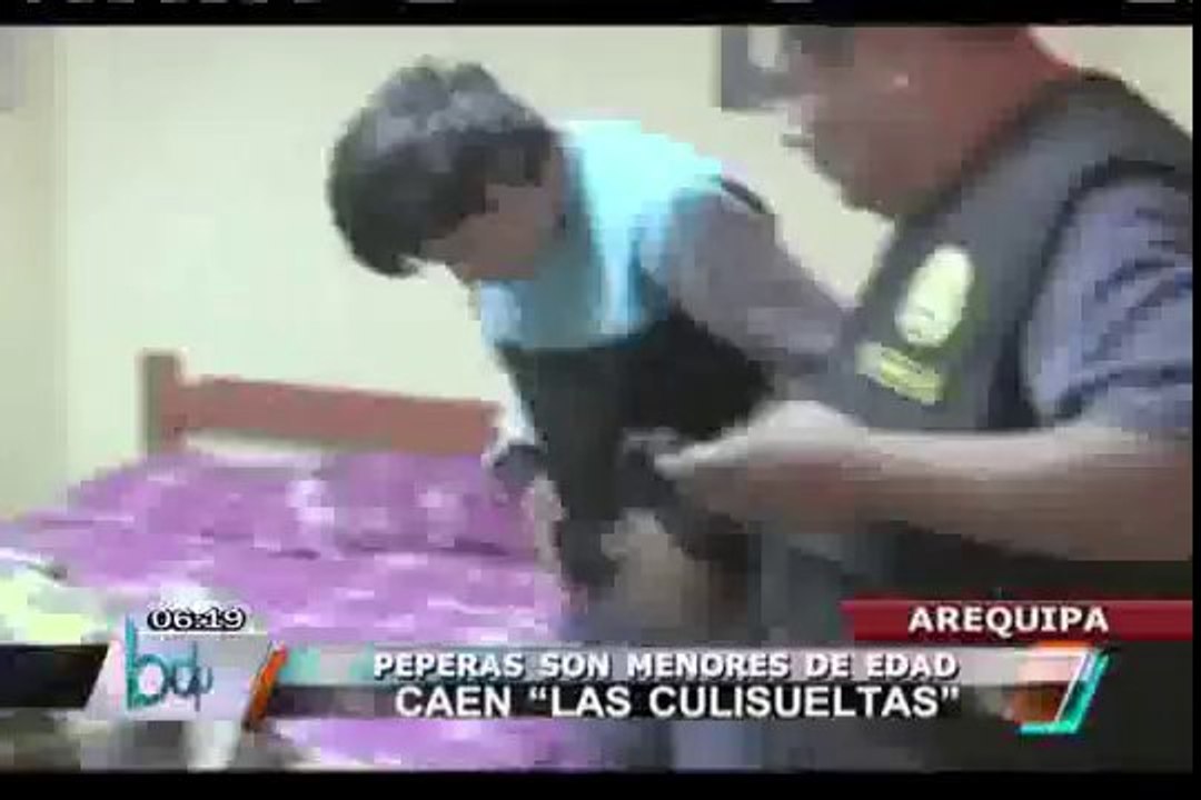 Policía capturó a peligrosa banda de peperas "Las Culisueltas" de Arequipa