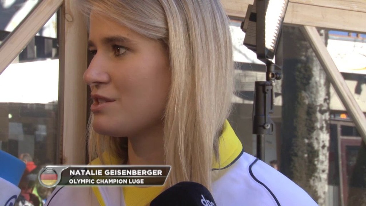 Sotschi 2014: Geisenberger: Hüfner 'nicht gegen mich'