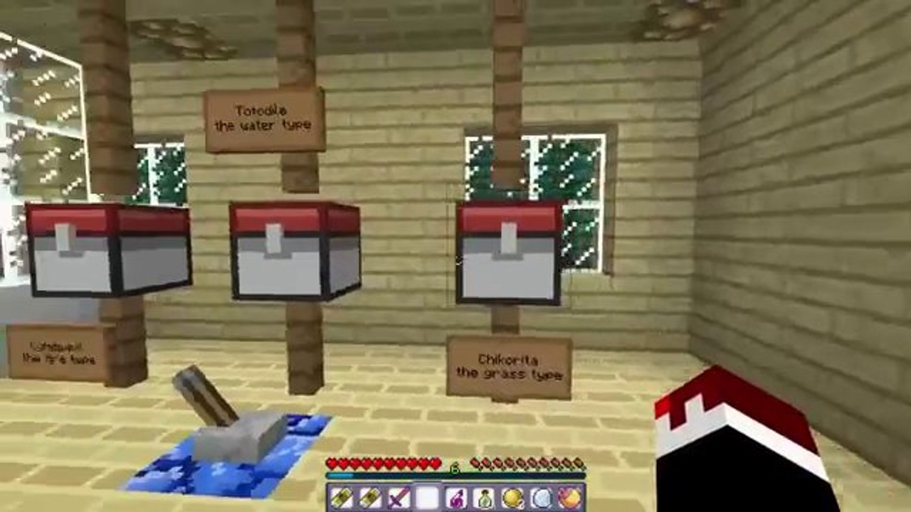 Johto et Kanto dans Minecraft