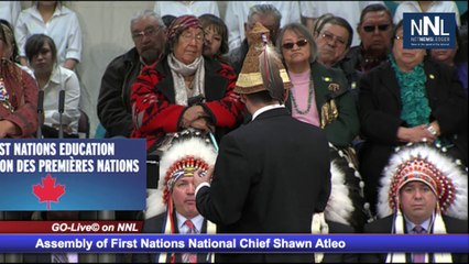 AFN National Chief Shawn Atleo - First Nations Control of Education Act Announcement