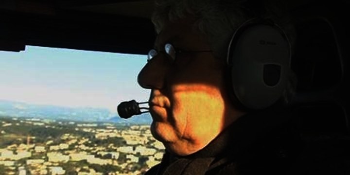 Philippe Martin survole le Var en hélicoptère pour comprendre les inondations régulières - 12/02