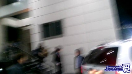 2014.02.12 Zhou Mi leaves Coex Artium [HD]