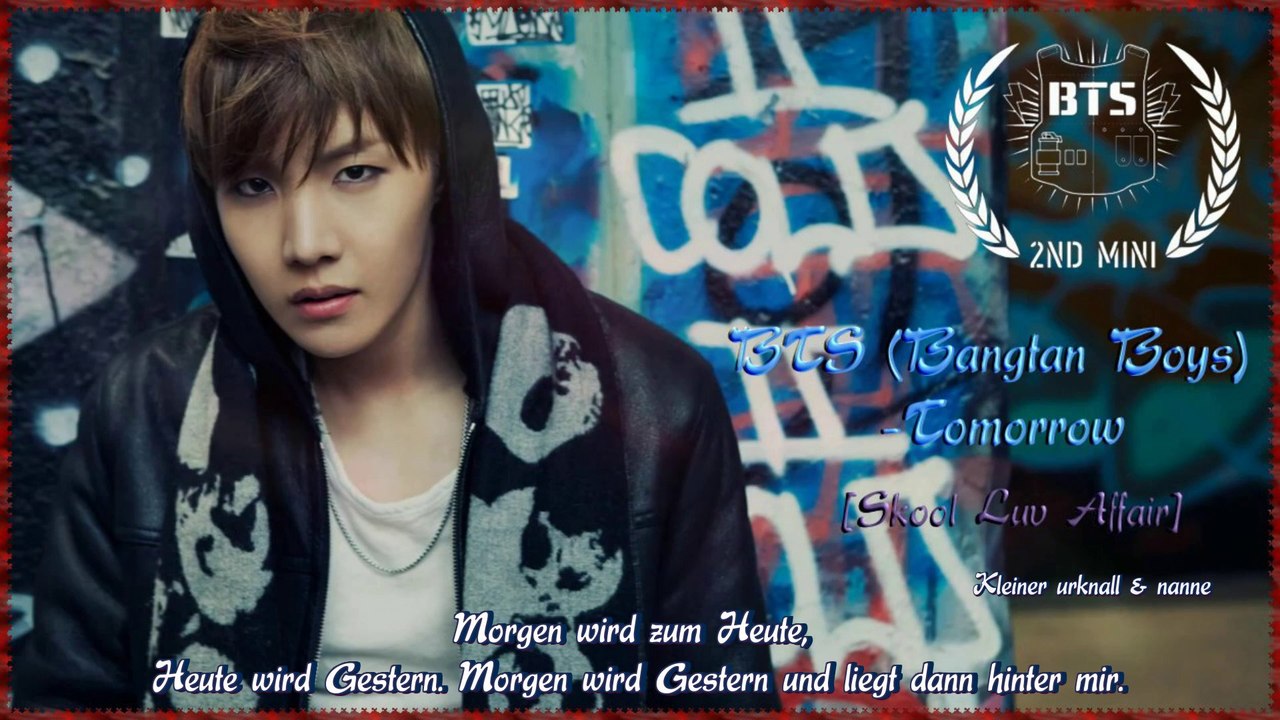 BTS (Bangtan Boys) -Tomorrow  k-pop [german sub] [Mini Album - Skool Luv Affair]