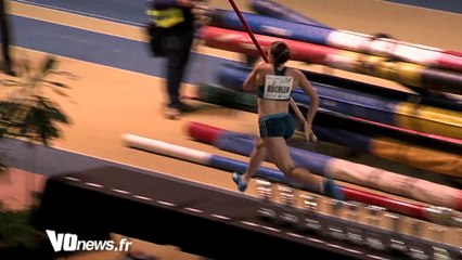 La perche star du meeting féminin d'athletisme