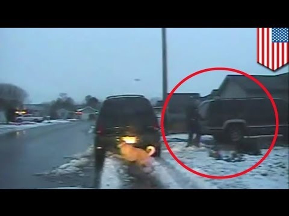 Cop shoots dog at kid's birthday party [WARNING: DISTURBING VIDEO]