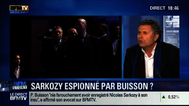 BFM Story: Patrick Buisson nie farouchement le fait d'avoir enregistré Nicolas Sarkozy à son insu , Gilles-William Goldnadel - 12/02