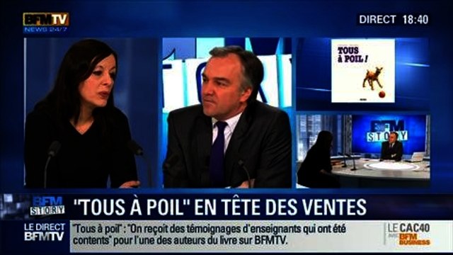 BFM Story: Le livre tous à poil! est en tête des ventes après la polémique lancée par Jean-François Copé - 12/02