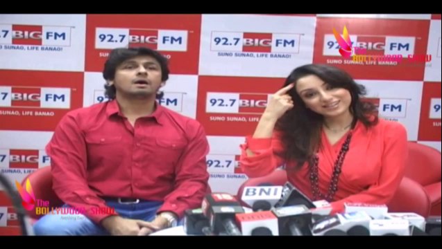 Sonu Nigam & Madhurima Celebrates Valentines Day At Big FM