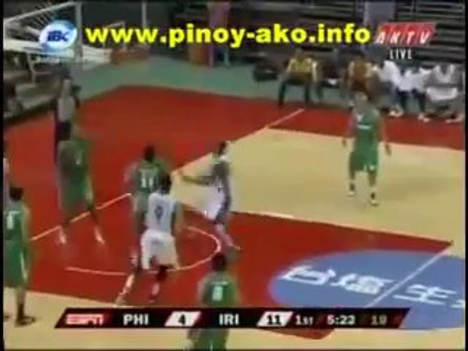 Smart Gilas Pilipinas vs Iran Semi-Finals Jones Cup 2011 Part 1