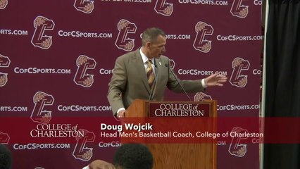 Press Conference -- Doug Wojcik Introduced as Men's Basketball Coach -- College of Charleston