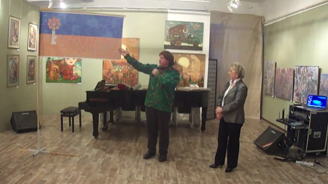 Орнаментализм Terra Incognita. Знамя орнаментализма. Алексей Акиндинов. 8 декабря 2013. Галерея На Каширке , Москва.