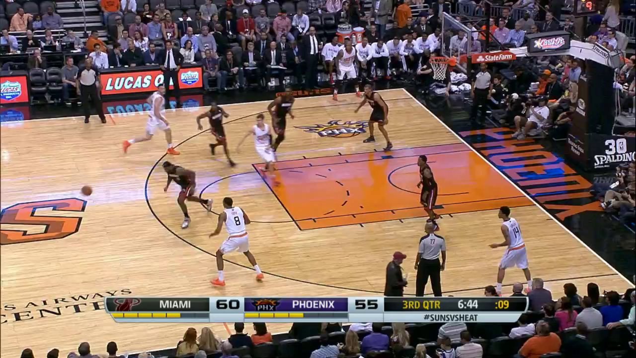 Lebron Throws Down A Powerful Windmill Slam