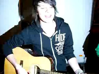 Me singing "Our Song" by Taylor Swift