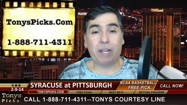 Pittsburgh Panthers vs. Syracuse Orange Pick Prediction NCAA College Basketball Odds Preview 2-12-2014