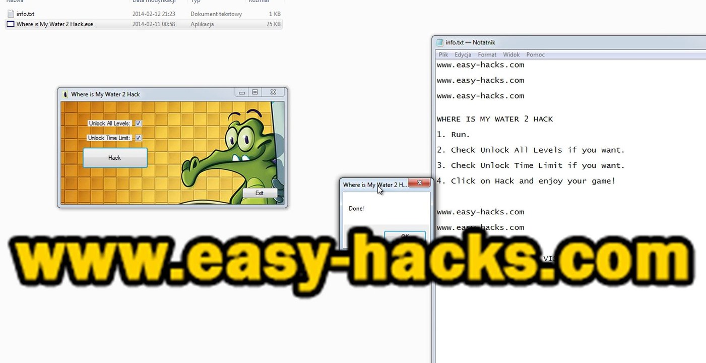 Where is My Water 2 Hack