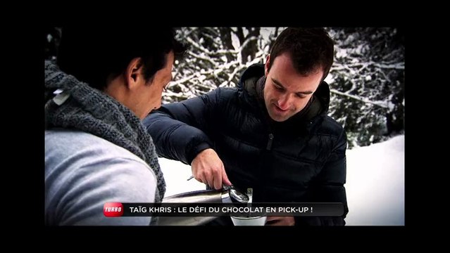 Insolite : Taïg Khris, un pick-up Isuzu et une tasse de chocolat (Emission Turbo du 09/02/2014)