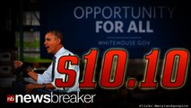 $10.10: President Obama Signs New Law Raising Federal Hourly Wages Up Almost $3 from $7.25