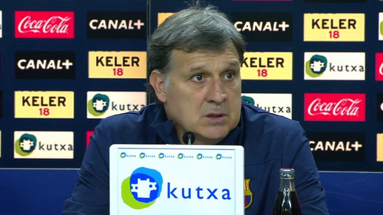 Tata Martino: "Los jugadores le han dado la importancia que merece"