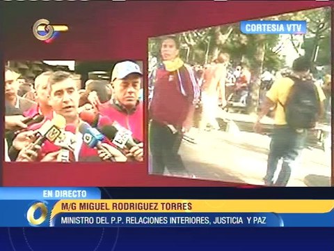 Ministro Rodríguez Torres sobre hechos violentos: Todos los que tengan que ir presos, irán presos