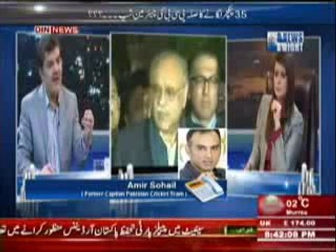 News Night with Neelum Nawab Najam Sethi PCB Aur 35 Punctures 12th February 2014