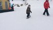 3year old snowboarder shreds Tremblant