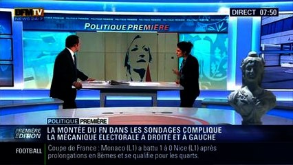 Politique Première: La montée du Front national dans les sondages inquiète la classe politique - 13/02