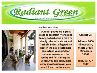 Radiant Green Flooring heating system