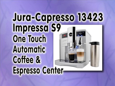 Jura-Capresso 13423 Impressa S9 One Touch Automatic Coffee Espresso Center/Maker - Best Automatic Espresso Coffee Machine Reviews