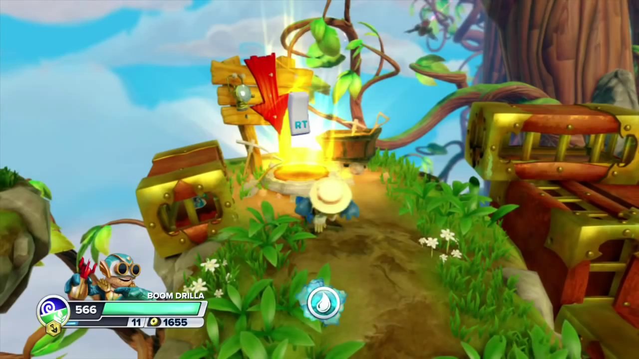 Skylanders Swap Force Mount Cloudbreak All Collectibles - Chapter 1
