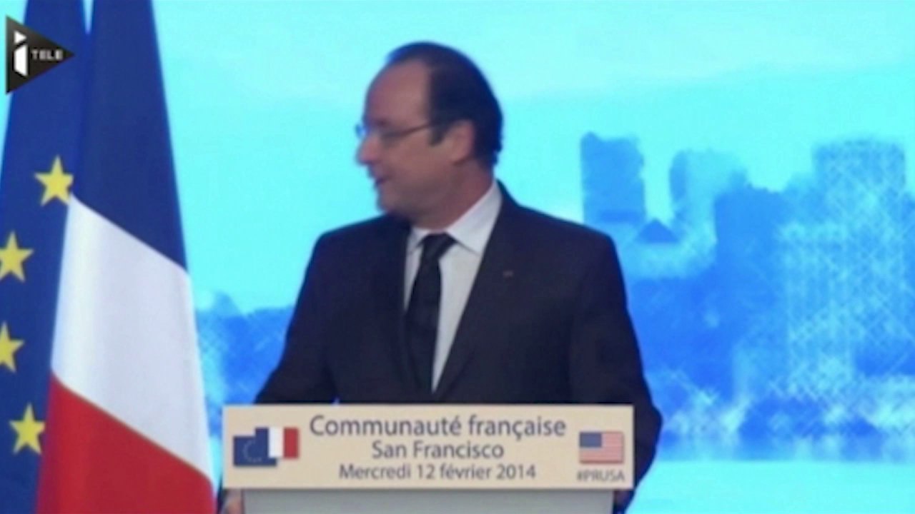 Hollande brocarde Pierre Gattaz à San Francisco