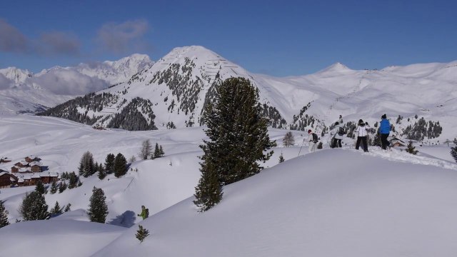 Balade en raquettes dans les dolines - la Plagne