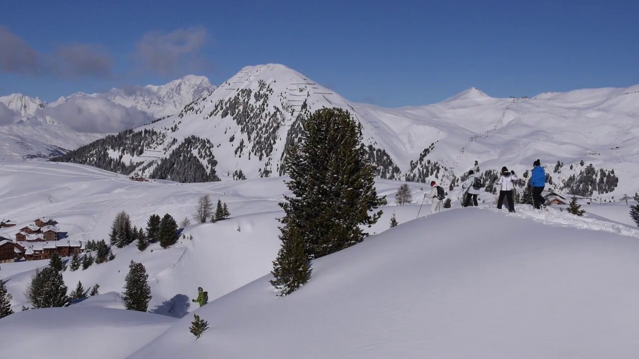 Balade en raquettes dans les dolines - la Plagne