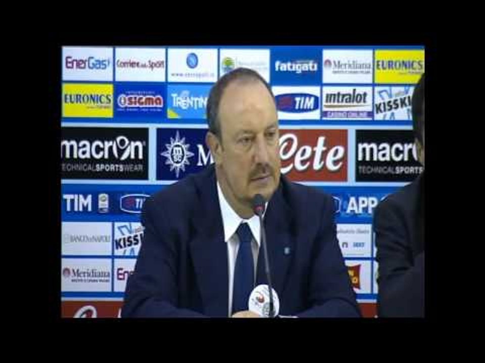 Napoli-Roma 3-0 - Benitez e Garcia, conferenza stampa (12.02.14)