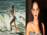Hazel Keech Surfing In Shorts | Latest Bollywood Gossips