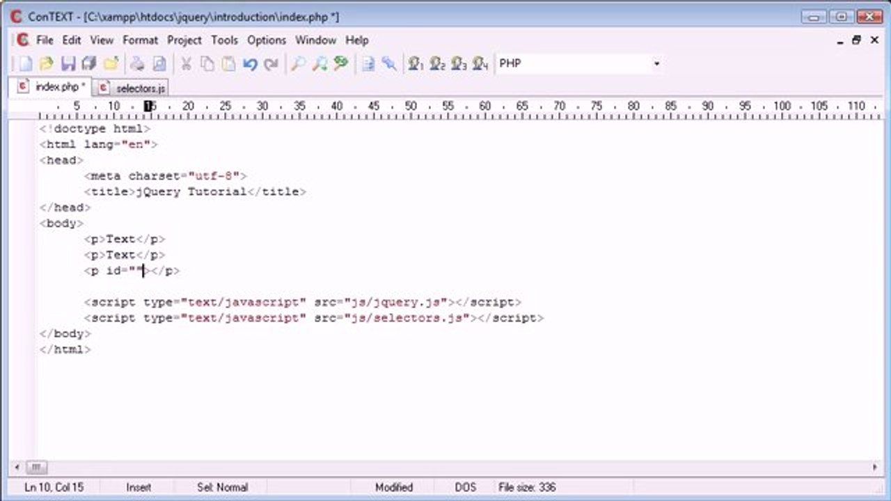 014 - Element Selector jQuery