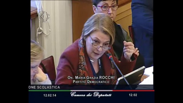 Roma - Dispersione scolastica, audizione Rossi Doria (12.02.14)