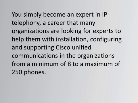 All You Need To Know About Cisco CCNP Voice Certification