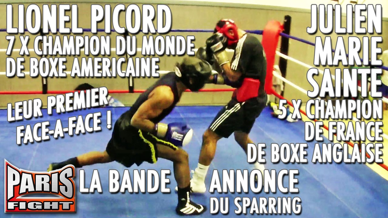 Boxe: Sparring JULIEN MARIE-SAINTE vs LIONEL PICORD