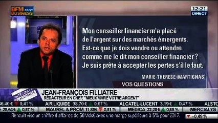 Les réponses de Jean-François Filliatre aux auditeurs, dans Intégrale Placements - 13/02 2/2