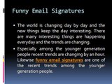 Funny Email Signatures