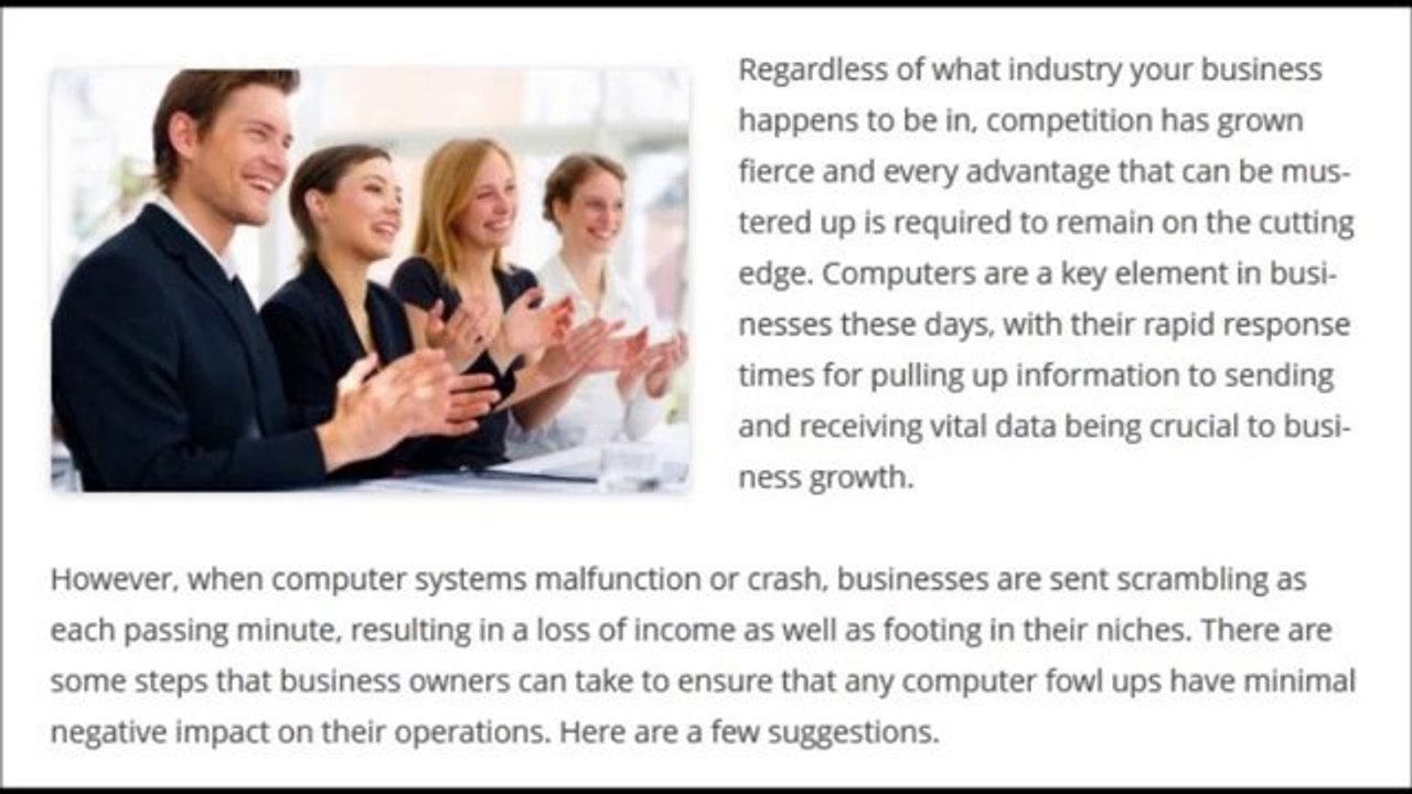 PC Doctor Solihull - Smooth running