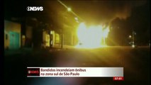 Bandidos incendeiam mais um ônibus em São Paulo