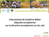 1ere journée mondiale des sols : Sandrine Belier